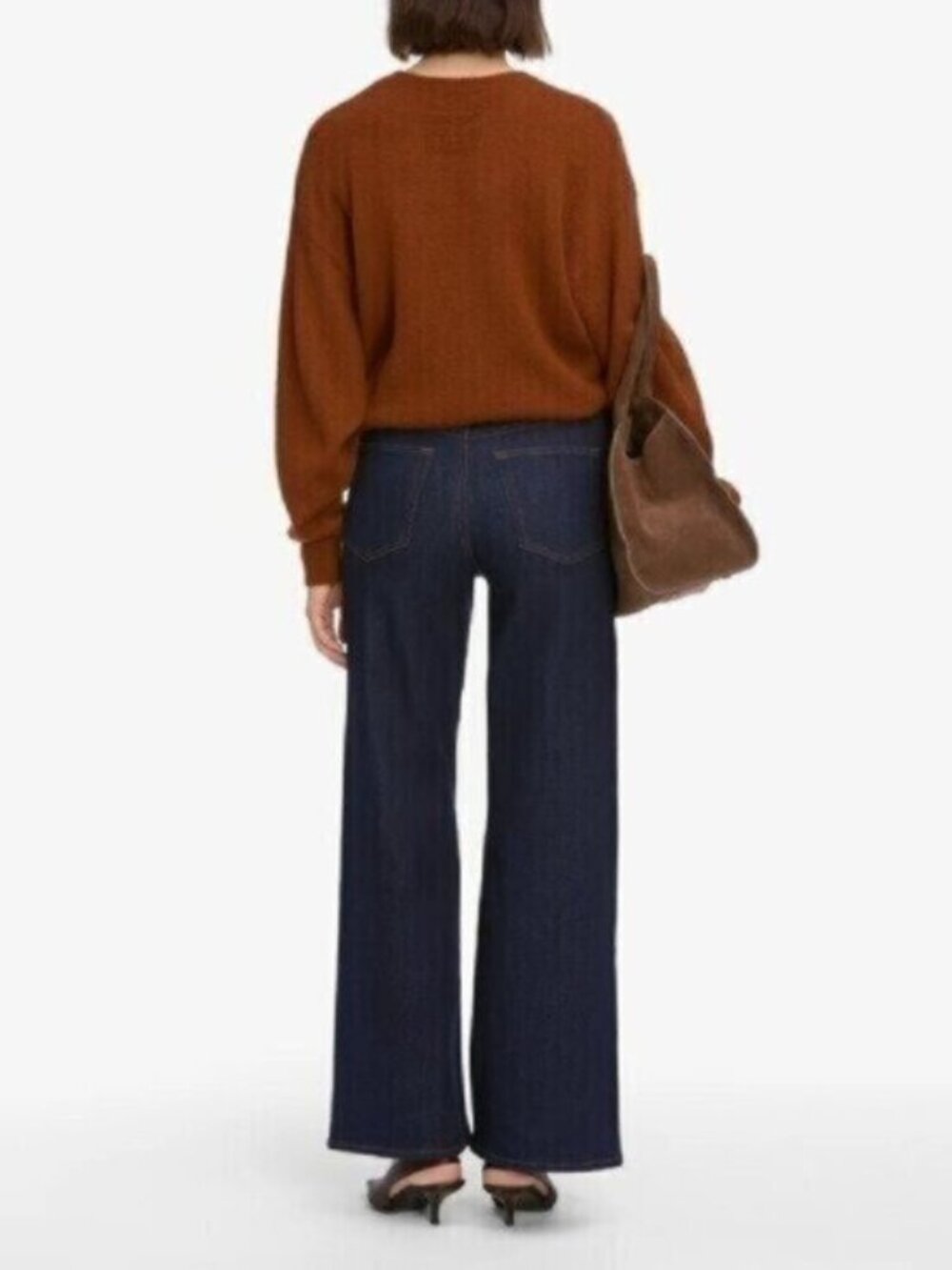 Frame Le Slim Palazzo Wide Leg Jeans - Picture 2 of 11
